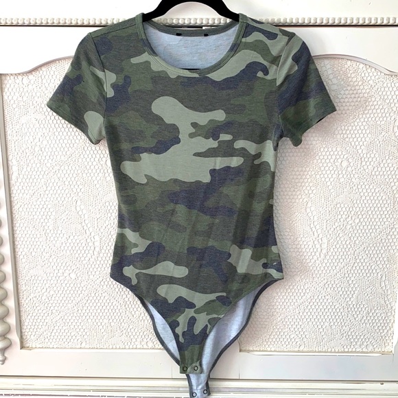 Stretchy Camo Bodysuit - Picture 1 of 2